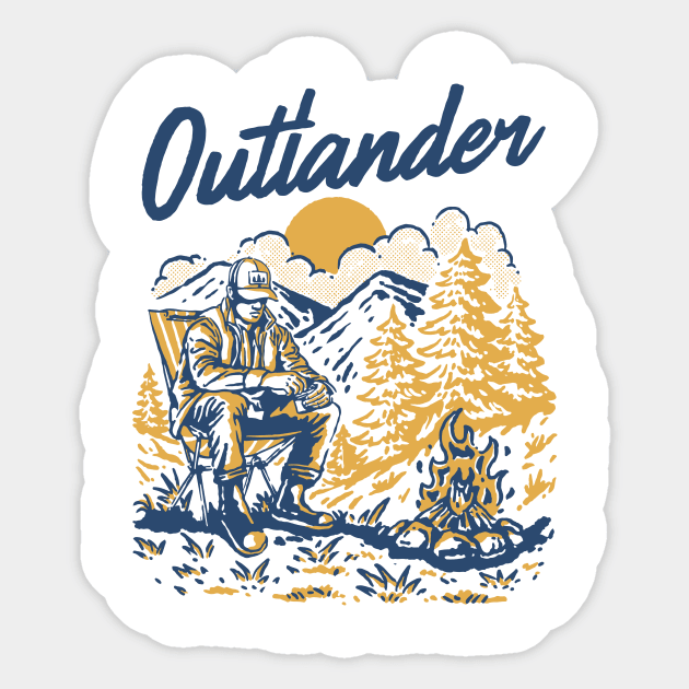 Outlander Sticker by AlexStudio